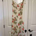 Reformation  Nikita Jolie Cream Floral Dress Photo 2
