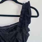 Hailey Logan Black Ruched Mini Dress Photo 8