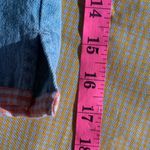 Christopher & Banks Vintage  Orange Gingham Trim Jean Shorts Size 4 Photo 7