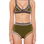 kiini  Wren High-Rise Bikini Bottoms in Olive Green- Still Full Price Photo 14