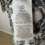 Boden Crew Neck Midi Tea Dress Long Sleeve Black Bloom Floral Size 2R Abstract White Photo 8