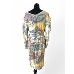 Pullover Swim Suit Coverup Dress Light Layer Tunic Women's S/M Paisley Boho Photo 2