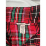 Victoria's Secret  Red Black Plaid 2 Piece Pajama Set Size XL Photo 1