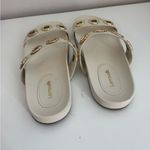 Larroudé Milan Slide In Ivory Leather 9.5 ivory leather Photo 7
