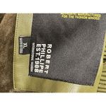Men's Olive Green Jacket Robert Phillipe Jacket Removeable Fur Hood Size XL Photo 5