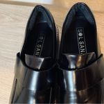 Sol Sana  Women’s 37 Venus Black Leather Platform Loafers Photo 3