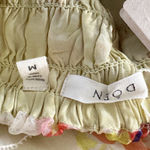 Doen Aurelie Strapless Smocked Ruffle Maxi Dress Sweet Gardenia Medium Photo 2