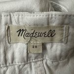 Madewell Rigid Denim Zip Midi Skirt Coastal Cowgirl Festival White Size 28 Photo 2