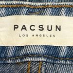 PacSun  Women's Blue Distressed Cotton High Waisted Mom Denim Jeans Size 26 Photo 3