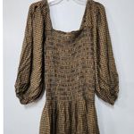 Urban Outfitters UO Francis Smocked Long Sleeve Mini Dress size M Photo 4