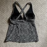 Jaclyn Smith Woman's Black And White Size 12 Tankini Swim Top Padded Bra Area Photo 10