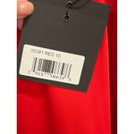 Mac Duggal  NEW Size 10 55381 Red Tiered Satin Spaghetti Strap Long Dress Gown Photo 7