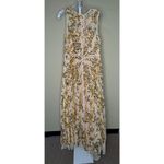 Mac Duggal NWT Jewel Neckline Embellished Dress in Nude/Gold Size 14 Photo 4