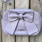 Karl Lagerfeld  Paris Kris Bow leather Crossbody Bag Dusty lavender Photo 1