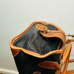 Dooney & Bourke VINTAGE Gladstone Black Tan All Weather Leather Crossbody Purse Photo 4