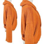 Free People Bino Pullover in Honey Eyed Orange Size Small 70s Terrycloth Beach Photo 8