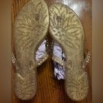 Jack Rogers  WOMENS GEORGICA METALLIC JELLY SANDALS SIZE 9 Photo 5