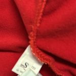 Red Ruched Bodycon Full Button Front Short Sleeve Mini Dress Womens Small Photo 8