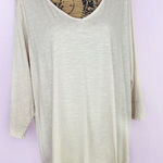 New Directions Curvy Slub Knit V Photo 0