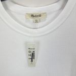 Madewell  Regenerative Cotton Ribbed Cutaway Tank Top Basics White XXL NWT Photo 7