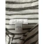 J Jill Love Linen Blouse Top Women Medium Beach Vacation Lagenlook Cottage Core White Photo 1