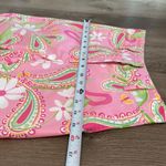 Lilly Pulitzer Vintage Cheeri-O Pants Pink Paisley Floral Butterfly Crop Capri 0 Photo 7