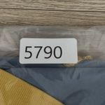 Urban Outfitters  Shirt Women Large Blue Yellow Crochet Flower Crop Casual Hippie Photo 8