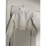 Madewell $128 New Crop Jean Trucker Jacket - White - Small Photo 7