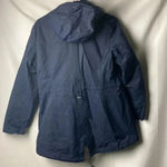 Jones New York SIGNATURE WO SIZE MEDIUM NAVY JACKET ZIP BUTTON CLOSURE POCKETS Photo 7