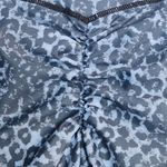 Zyia Blue Stone Leopard Print Light N Luxe Scrunch Butt Leggings Size 6-8 Photo 7