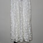 Astr The Label Sandy Polka Dot Puff‎ Sleeve Midi Dress Sz S Wedding White Photo 5