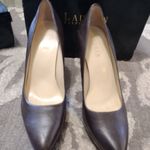 Lauren Ralph Lauren Brown Pebble Grain Dava Size 9 Photo 2