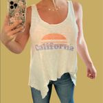 Michelle by commune California sleeveless distressed tank White Photo 3
