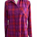 Eddie Bauer Travex Women's Plaid Flannel Button Down Shirt Size S Photo 0