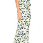 Privacy Please White Floral Cropped Jumpsuit Size XXS Photo 2