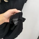 Ravel Black Organza Ruffle Funky Short Sleeve Top Size XL Y2k Style Photo 6