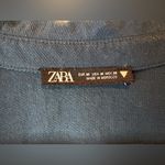 ZARA Women’s Deep Green Casual Long Sleeves Top Size M Photo 4