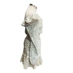 HOUSE OF HARLOW 1960 2 PIECE SET SKIRT AND TOP FLORAL SIZE XS Green Photo 3