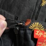 Urban Outfitters  Lip Gloss 90s Black Floral Printed Cotton Maxi Skirt Size 7 NWT Photo 4