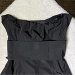 United Colors Of Benetton Black Strapless Bubble Hem Mini Dress Photo 6
