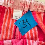 Victoria's Secret pink pajama bottoms flannel striped XS Photo 4