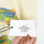 RE/DONE NWT  Baby Stripe Crewneck Cropped Sweater S Cream Photo 7