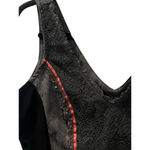 Zoe California Vintage 90's Silk Velvet Sequins Top Size Medium Festival Goth Black Photo 1