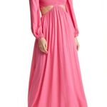 VICI ‼️ Smocked Cutout Long Sleeve Maxi Dress In Hot Pink‼️ Photo 0