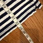 Chico's Chico’s 100% linen striped utility polo shirt size L Photo 6