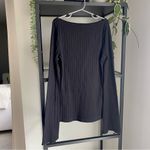 Madewell  Ribbed Long Sleeve Boatneck Top Photo 3