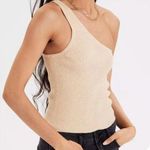 American Eagle Knit Sweater One Shoulder Tank Photo 0