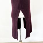 Aritzia Wilfred Palmier Sleeveless Crew Neck Tunic Wool Sweater Purple | Small Photo 6