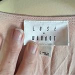 Lost + Wander Womens Eyelet Crocheted Lace Romper Dusty Pink Size Small Dressy Photo 7