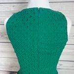 Topshop Green Eyelet Embroidered Cutout Fit & Flare Dress Photo 12